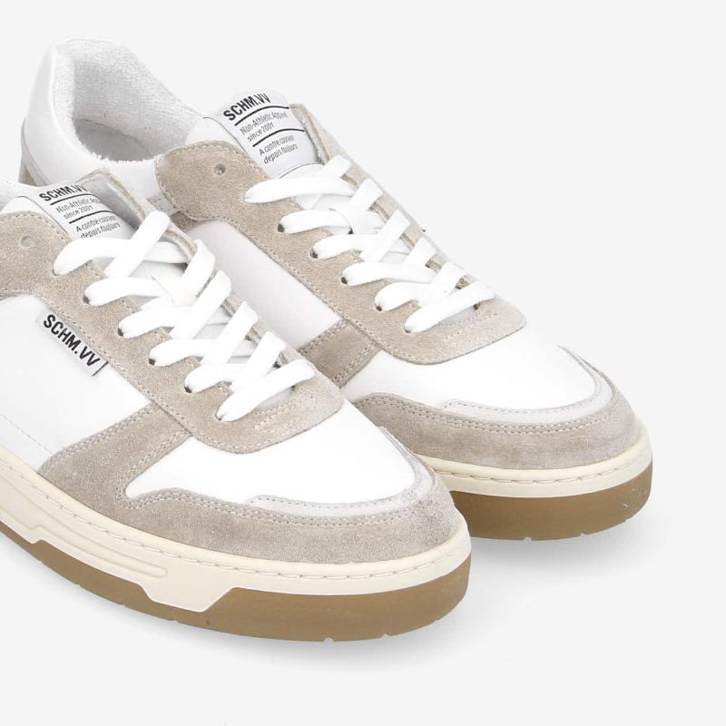 SMATCH SNEAKER - SUEDE/NAPPA -  BEIGE/BLANC